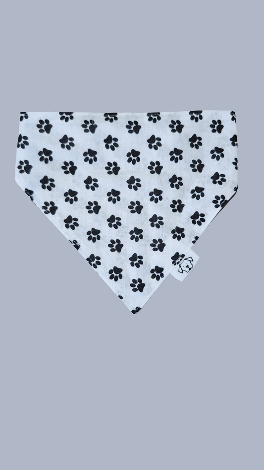 Large Bandana - Paw-Print Pattern